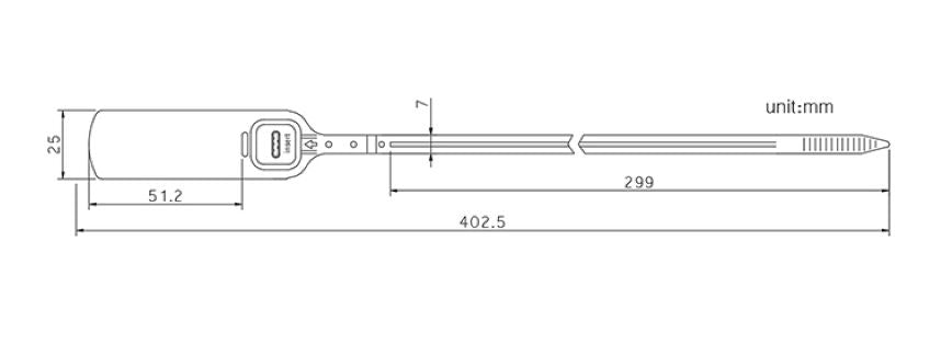 Precintos traba metálica TR 40
